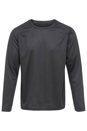 Training T-shirt met lange mouwen-zwart