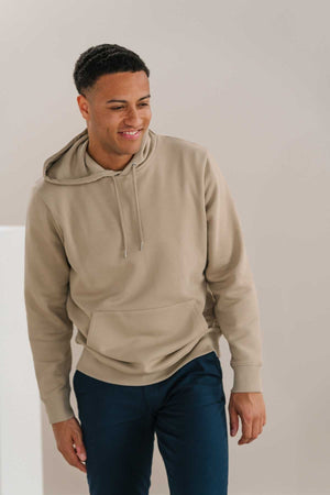 Sweatshirt Hoodie - Zand