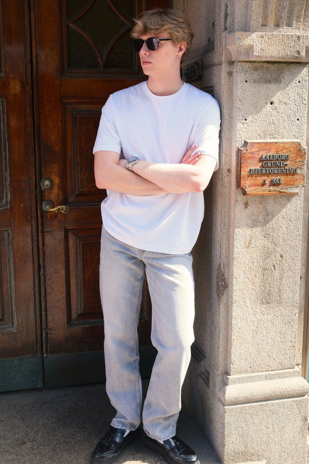 Noah Loose Fit Jeans - Gray Denim