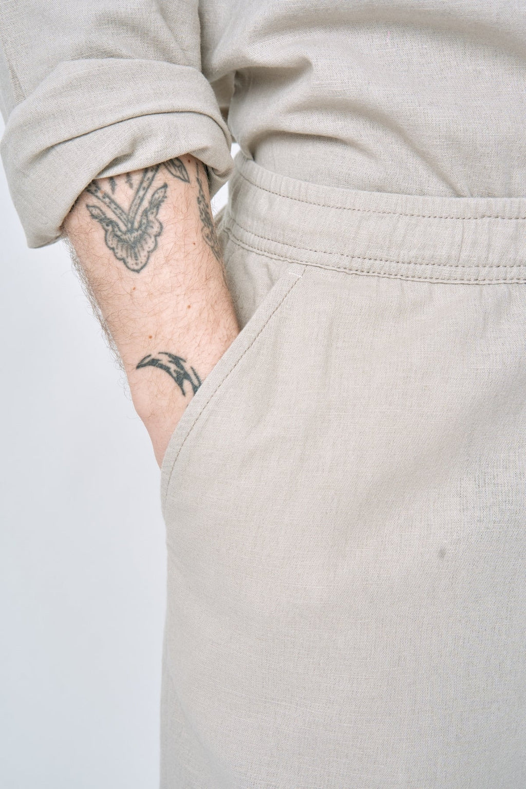 Linen Pants - Sand