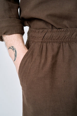 Linen Pants - Coffee