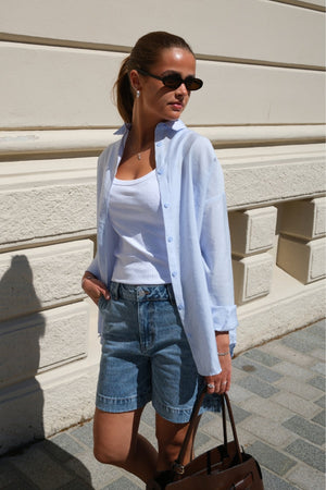 MIA -shirt - Sky blauw