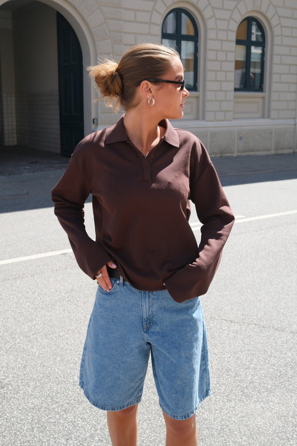 Millie Polo - Seal Brown