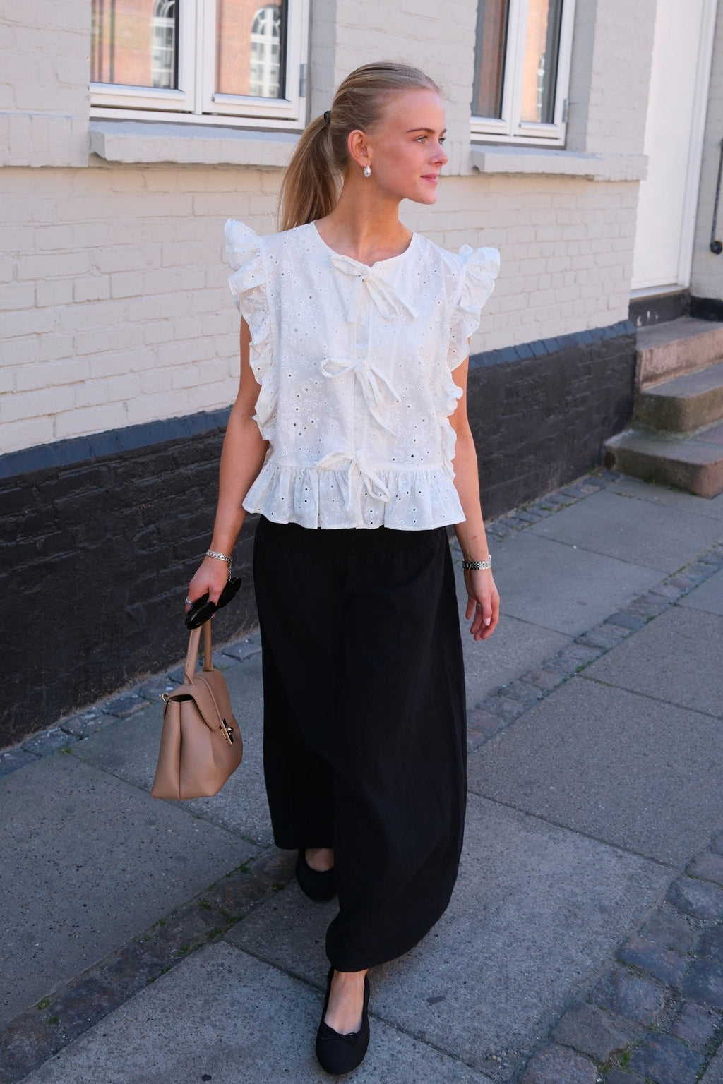 Linn Smock Ancle Rok - Zwart