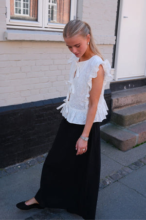 Linn Smock Ancle Rok - Zwart