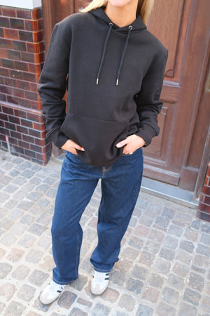 Sweatshirt hoodie - zwart