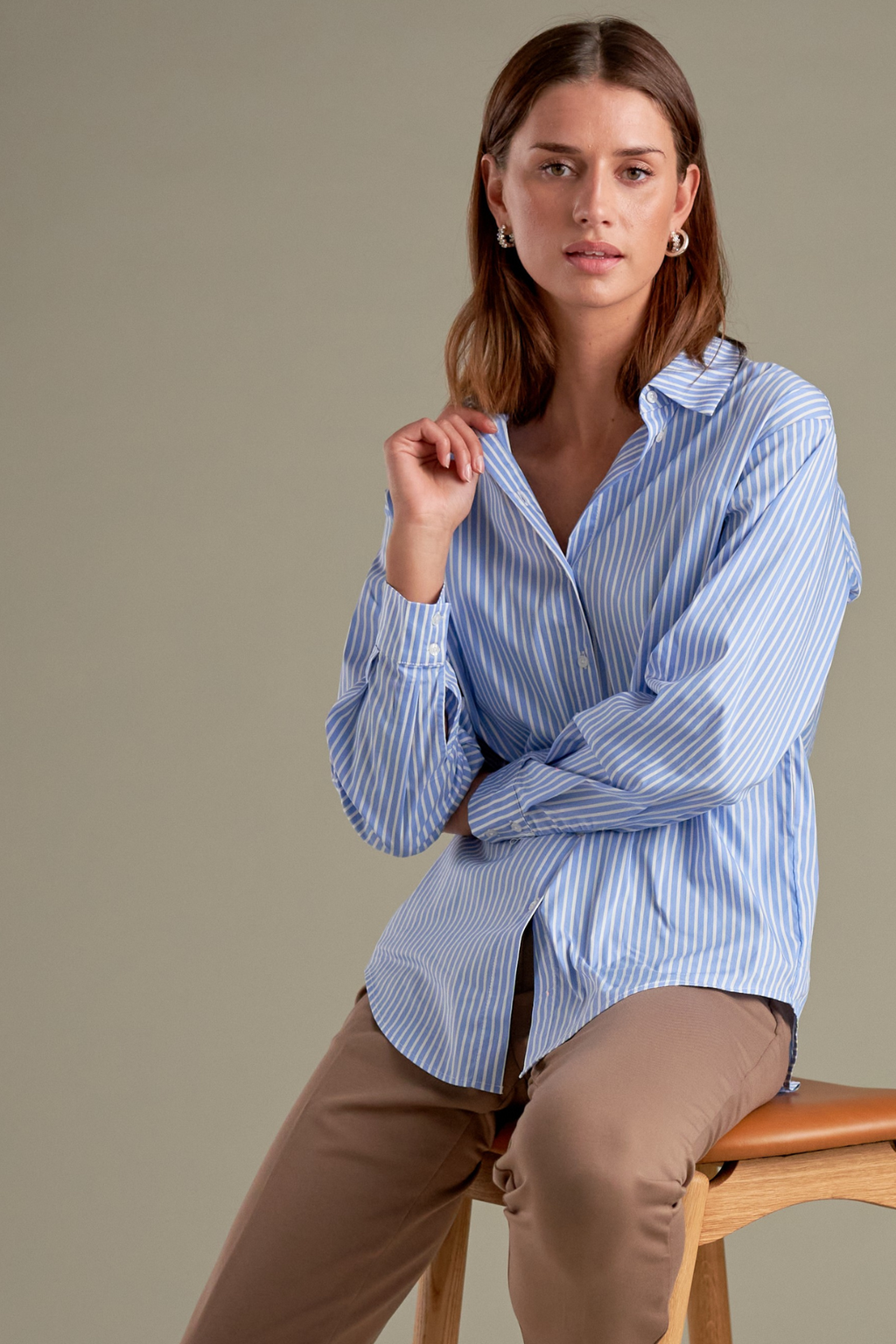 Tutta lo l/s shirt - maïsbloem blauw