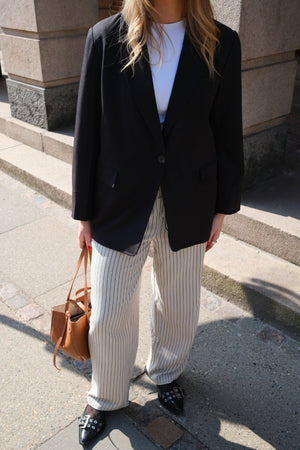 Jesmilo wijd Pants - Zilveren voering