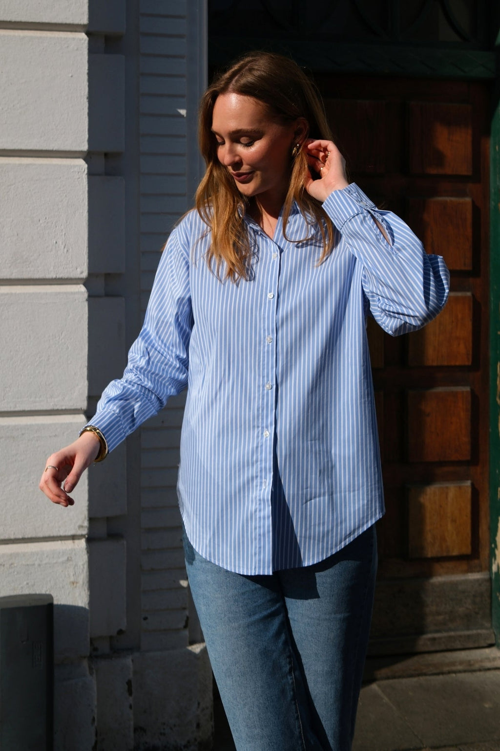 Tutta lo l/s shirt - maïsbloem blauw