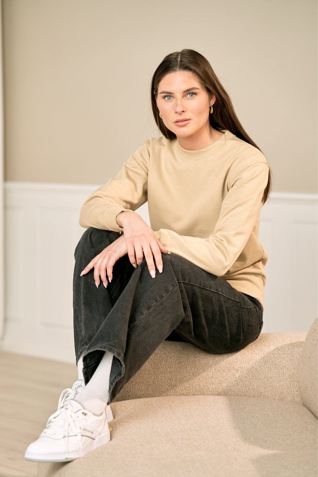 Basic Crewneck Sweat (Women) - Pakketdeal (2 pcs.)