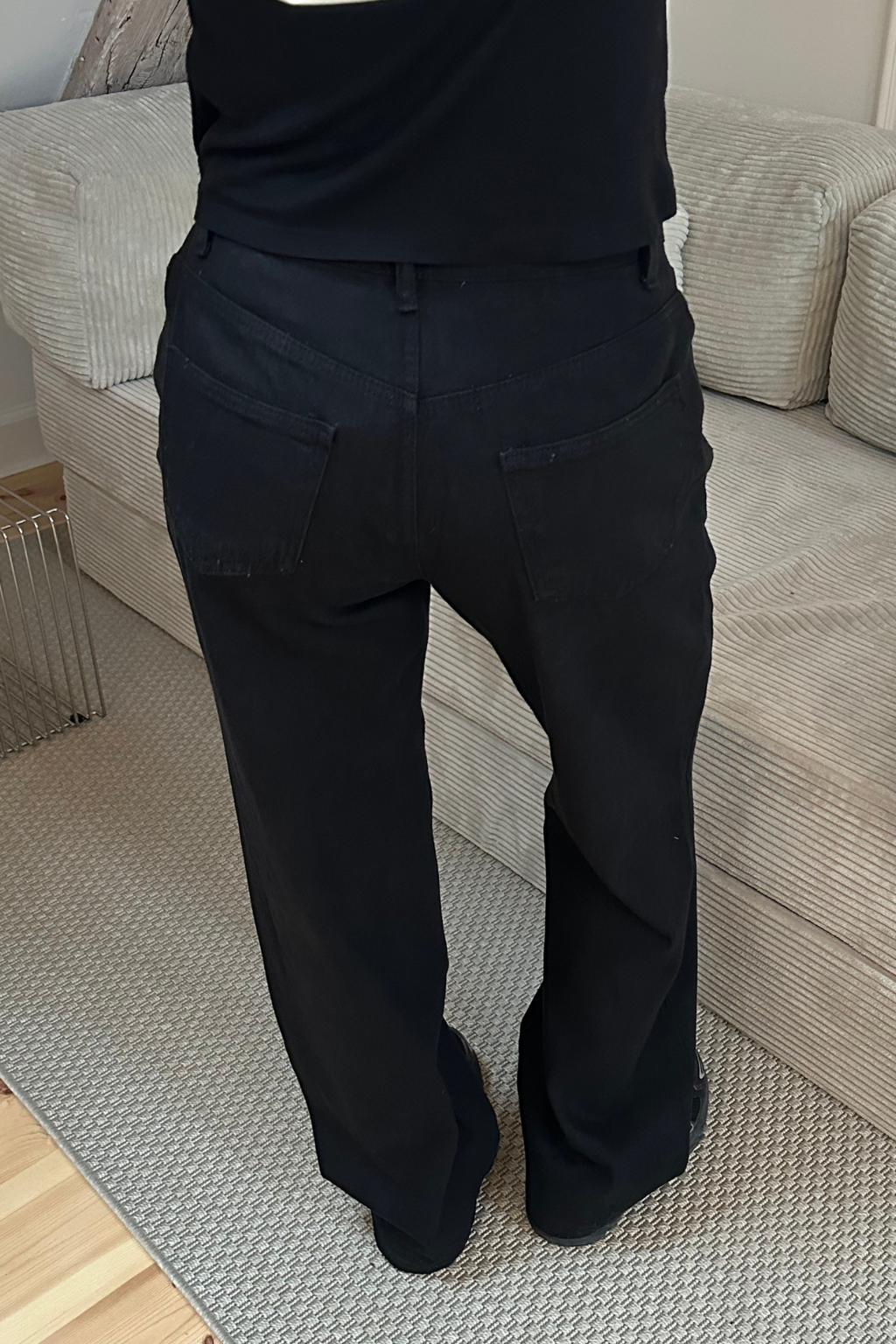 Erica losse jeans - zwart