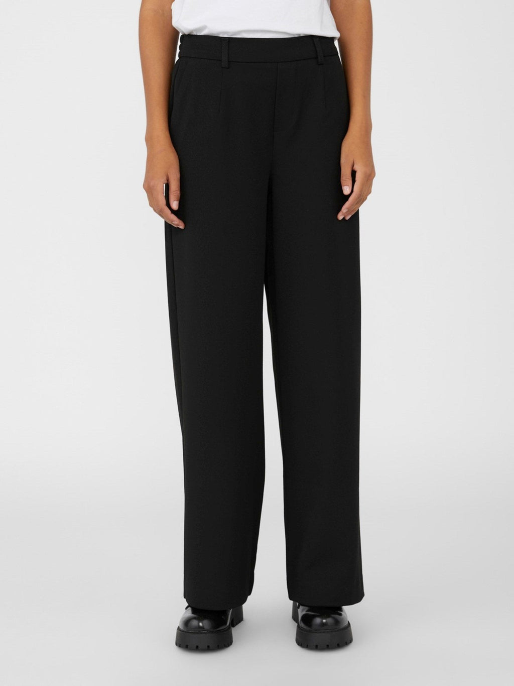 Lisa wijd Pants - Zwart