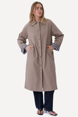 Livia-trenchcoat - Beige