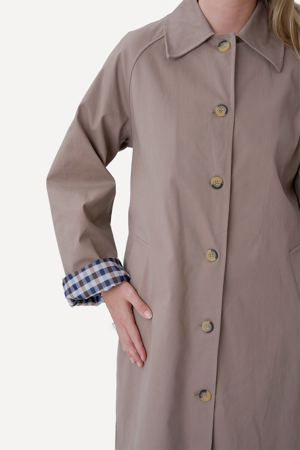 Livia-trenchcoat - Beige