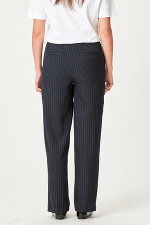 Classic Suit Pants - Navy Pinstripe
