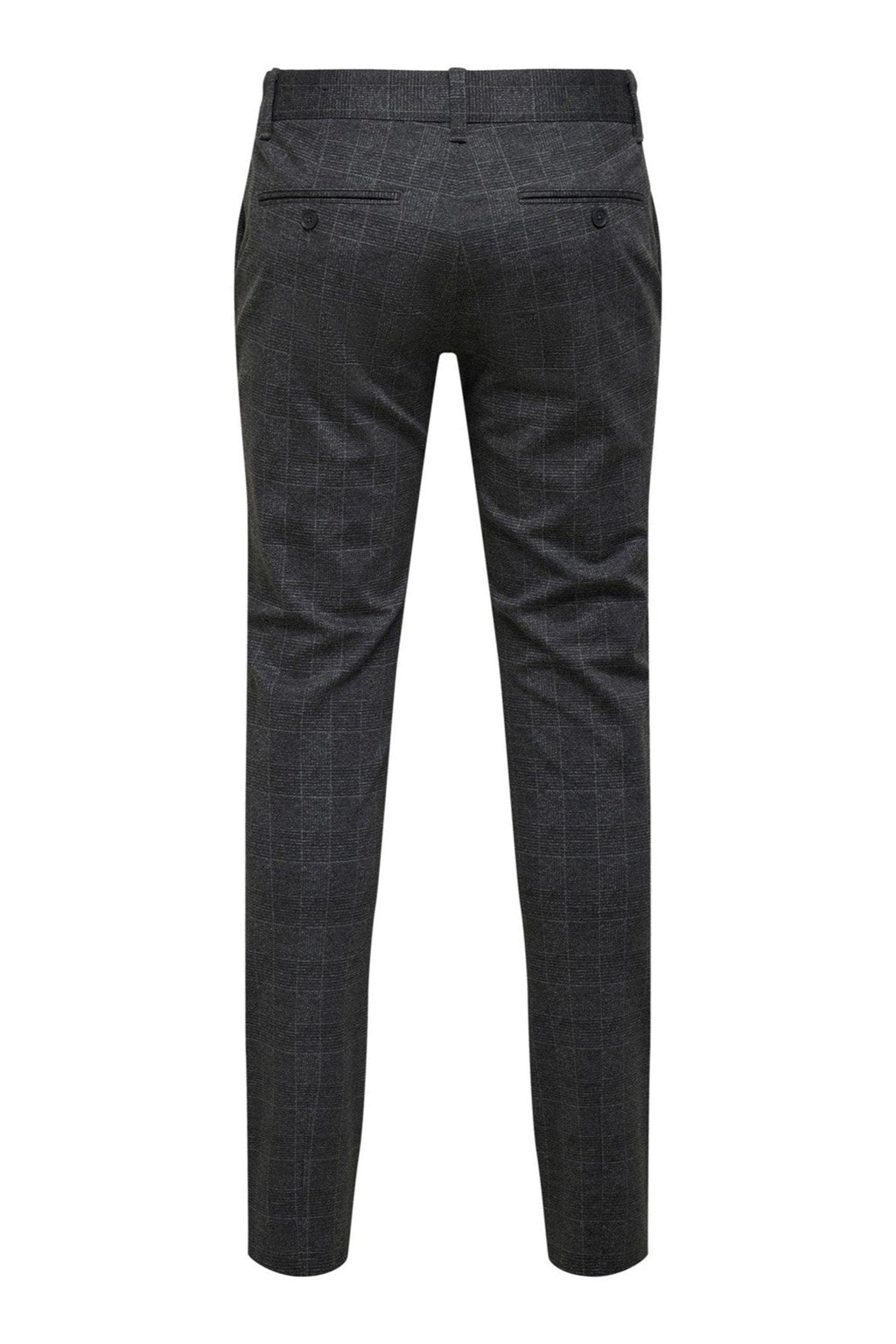 Mark check Pants - Zwart