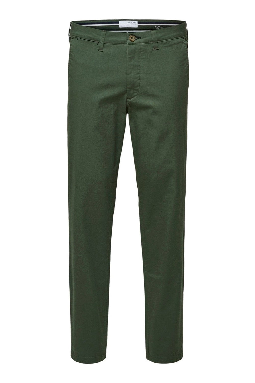 Miles Flex Chino Pants - Bronze Green (organic cotton)
