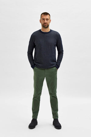 Miles Flex Chino Pants - Bronze Green (organic cotton)