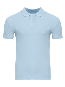 Muscle Polo shirt - lichtblauw