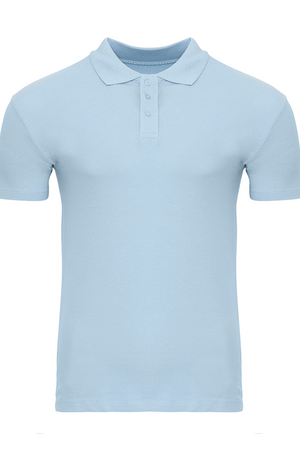 Muscle Polo shirt - lichtblauw