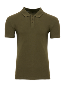 Muscle Polo shirt - Army Green