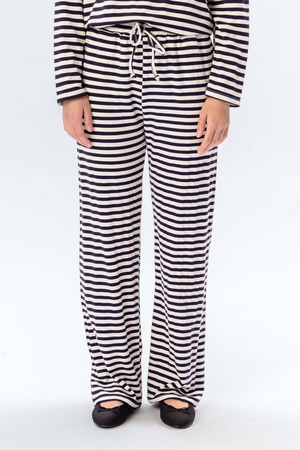 Gestript Pants - Blauw