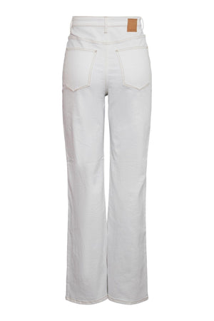 Noah Ultra High Taist Jeans - White