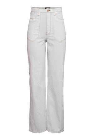 Noah Ultra High Taist Jeans - White