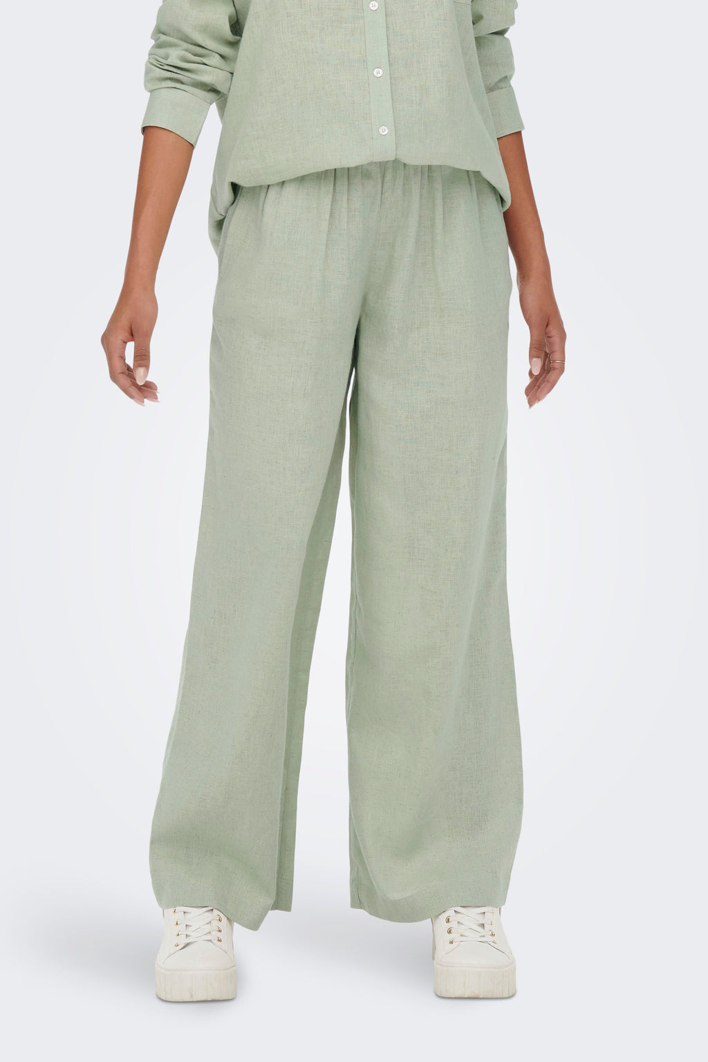 Tokyo Linen Pants - Desert Sage