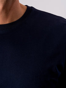 Biologisch Basic T -shirt - Dark Navy