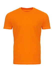 Biologisch Basic T -shirt - oranje