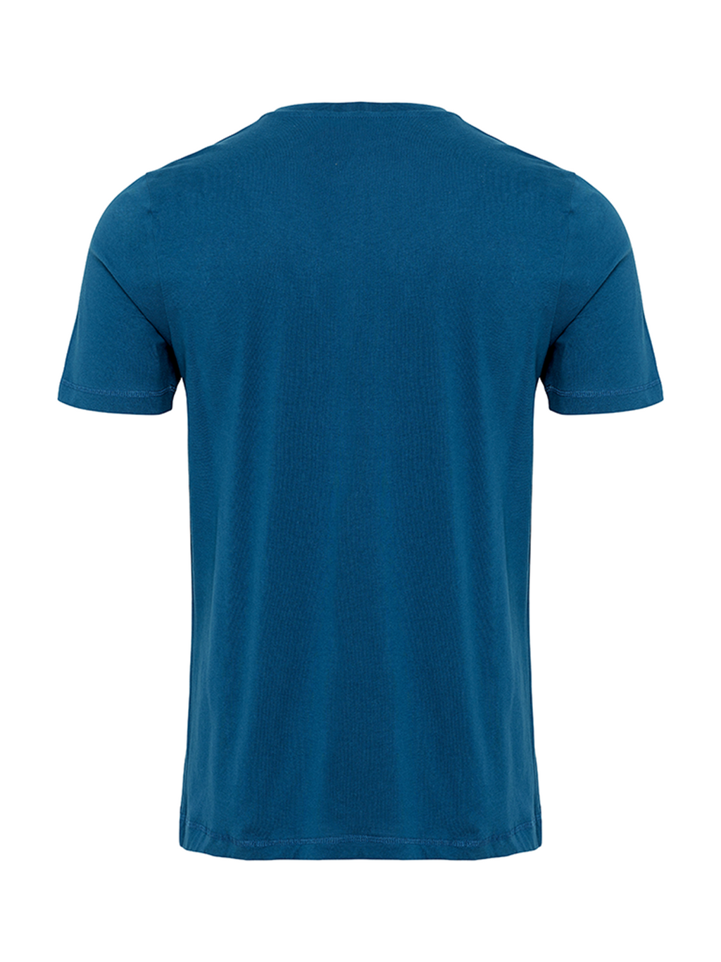 Biologisch Basic T -shirt - benzine blauw