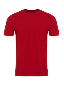 Biologisch Basic T -shirt - rood