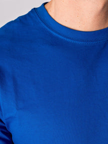 Biologisch Basic T -shirt - blauw