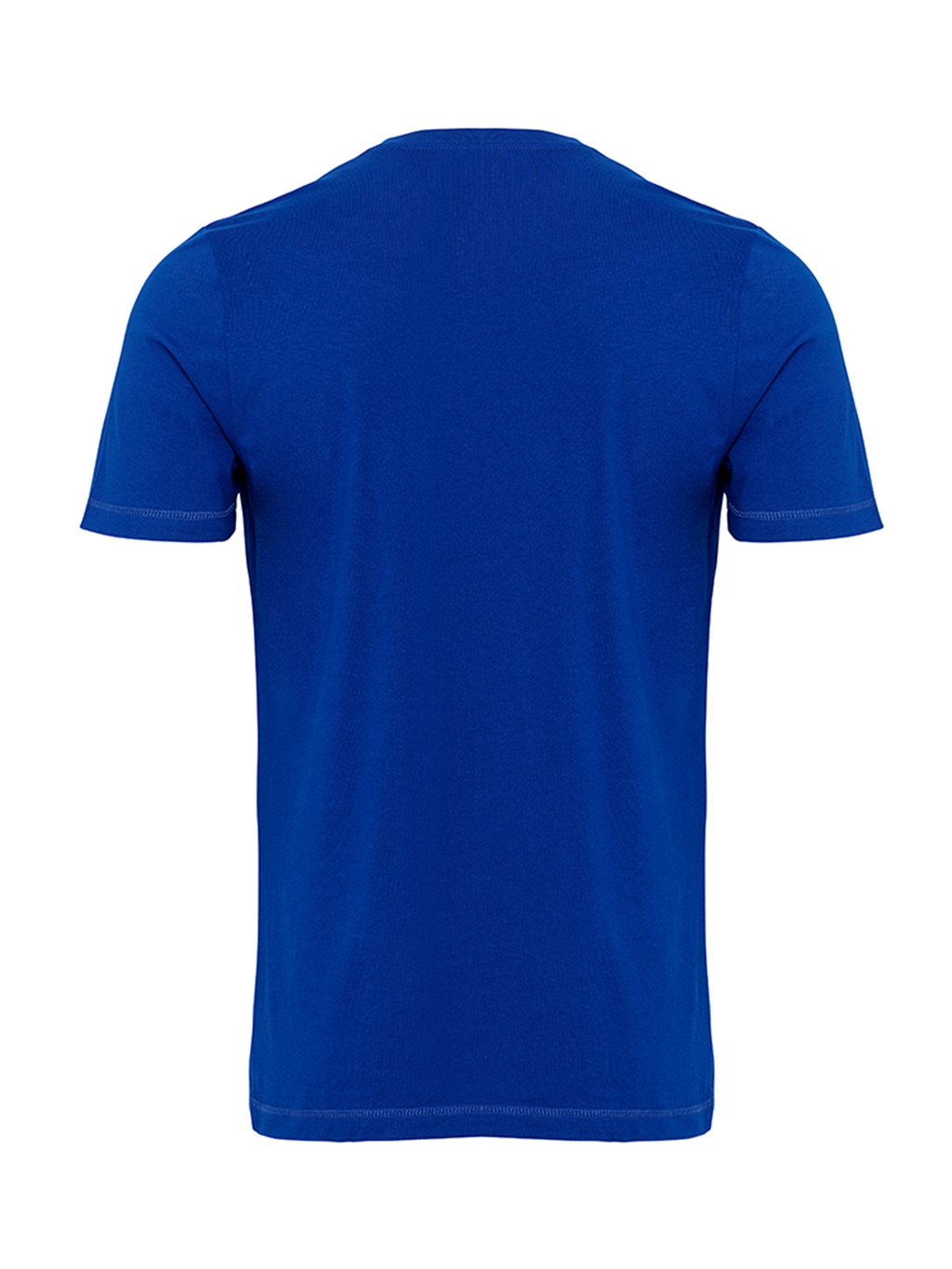 Biologisch Basic T -shirt - blauw