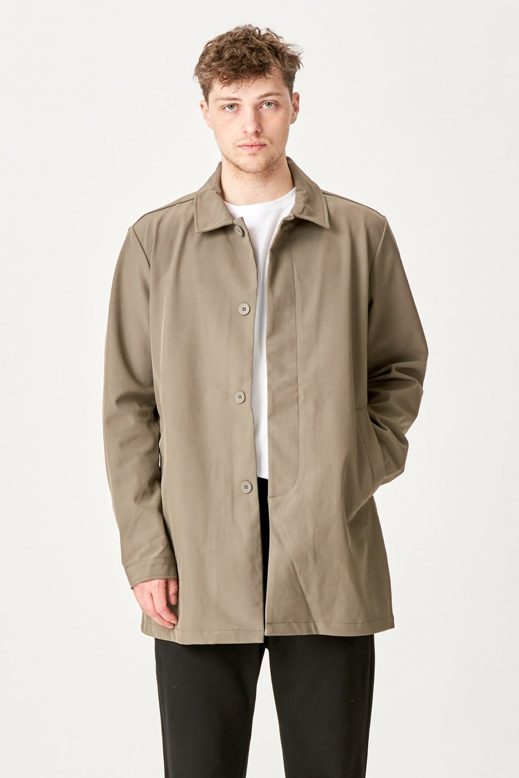 Oakland Coat - Dark Olive
