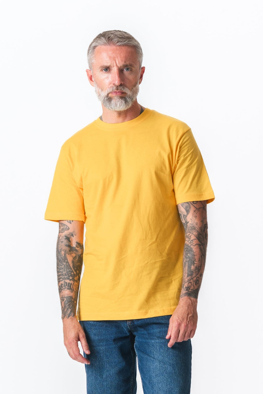 Oversized t -shirt - geel