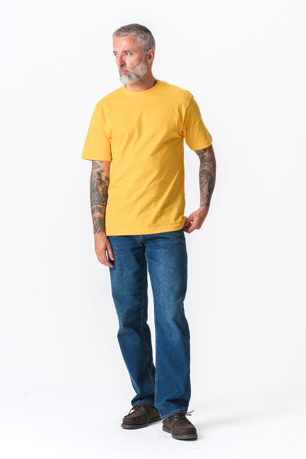 Oversized t -shirt - geel
