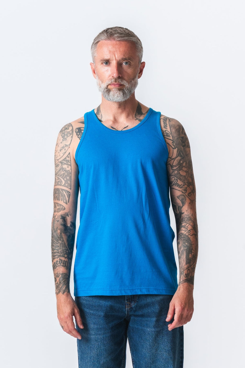 Basic Tankop - benzine blauw
