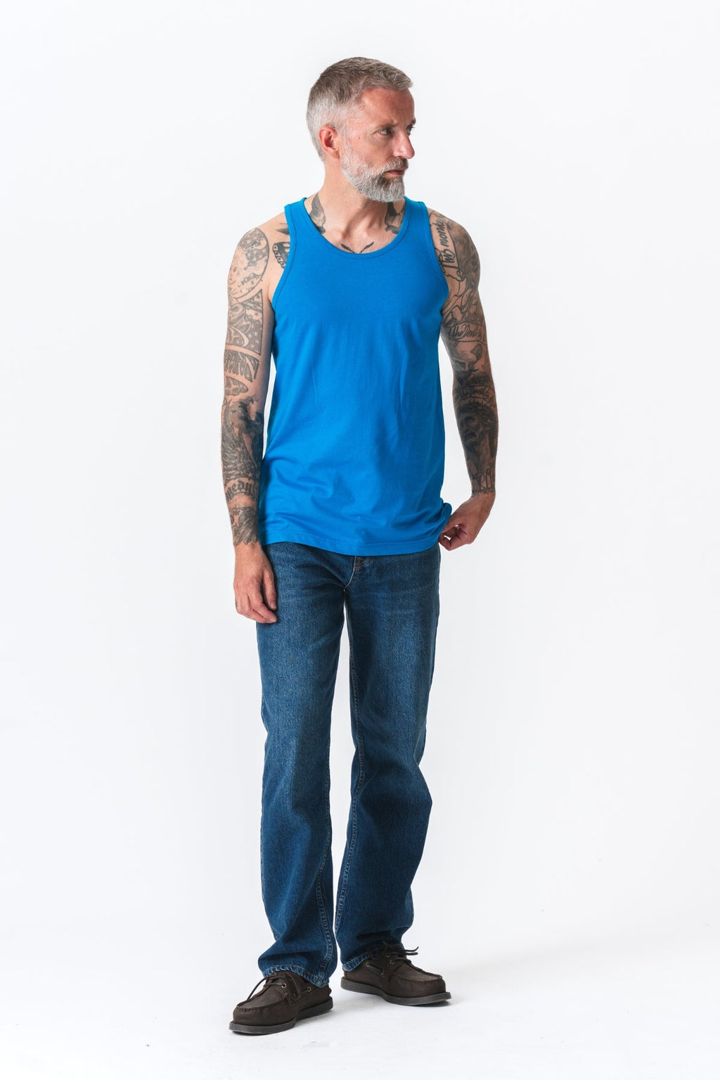 Basic Tankop - benzine blauw