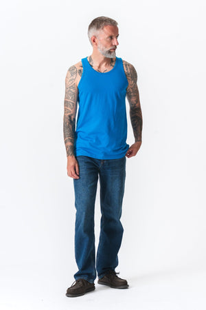 Basic Tankop - benzine blauw