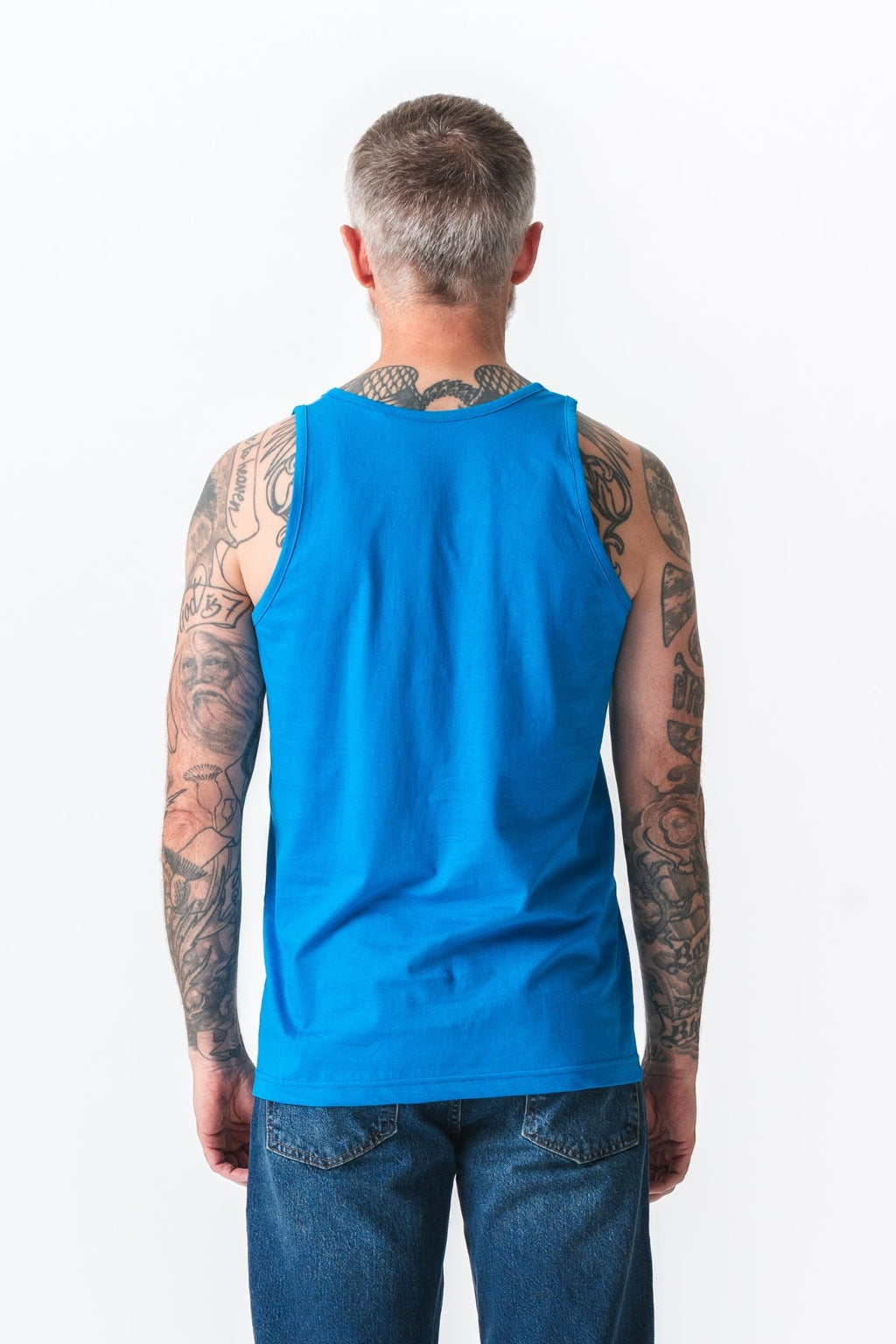 Basic Tankop - benzine blauw