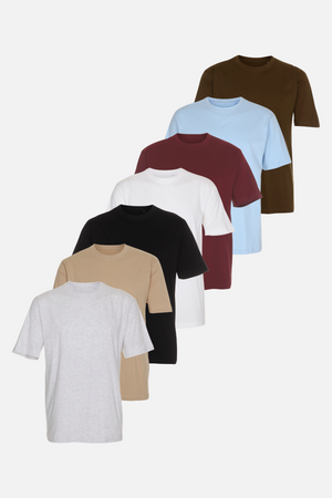 Oversized T-shirt-vrouwen 's Pakket deal (7 pcs.)