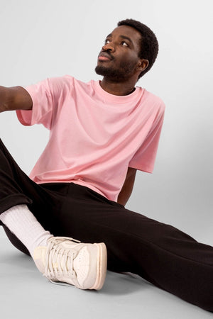 Oversized T -shirt - Rose