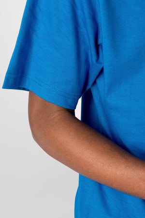 Oversized T-shirt - Turquoise Blue