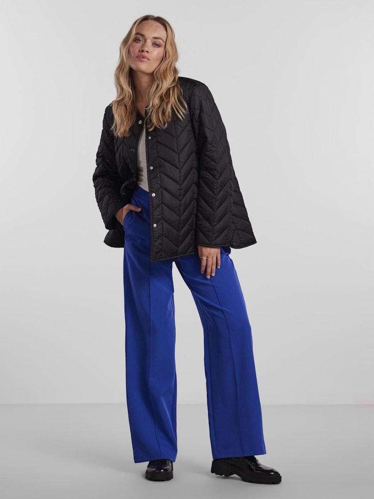 Fawn Short Quilted Jacket - Zwart