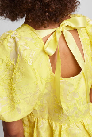 Aviona -jurk - bleke banaan