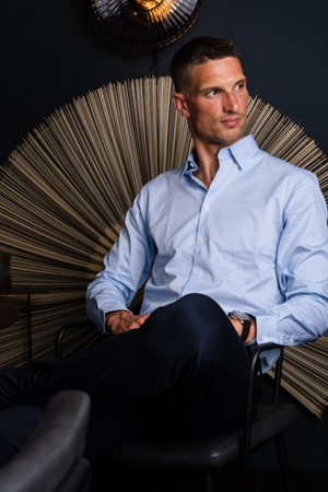 The Original Performance Shirt™️ - Light blue/white