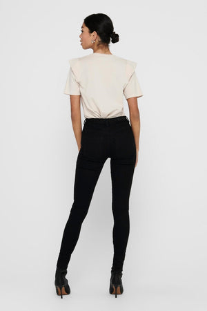 Performance Jeans - Black (high-waist)