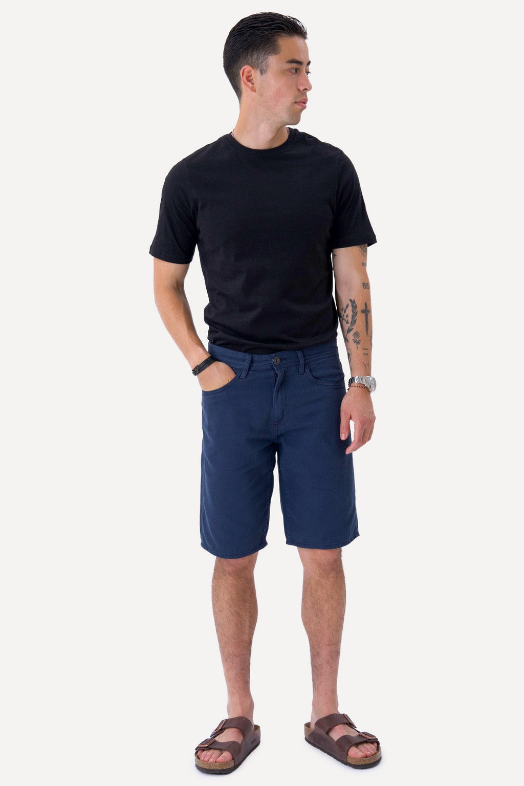 Philip Denim Shorts - Navy